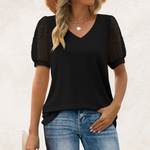 Lara - Elegant topp med V-ringning
