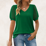 Lara - Elegant topp med V-ringning