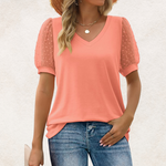 Lara - Elegant topp med V-ringning