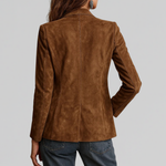 Beata | Blazer Med Mocka-Struktur