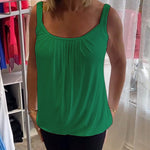 Estelle - Blus i plisserad bomull