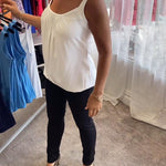 Estelle - Blus i plisserad bomull