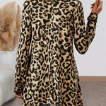 Noor - Elegant tunika i leopardmönster