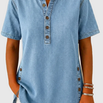 Matylda - Dam Löstsittande Jeansblus