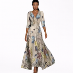 Emilia | Elegant blommig maxiklänning
