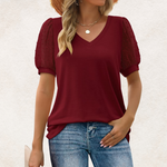 Lara - Elegant topp med V-ringning