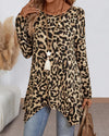 Noor - Elegant tunika i leopardmönster