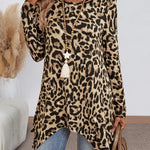 Noor - Elegant tunika i leopardmönster
