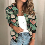 Linde | Bomberjacka Med Blomstertryck