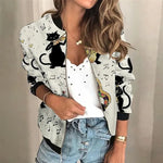 Linde | Bomberjacka Med Blomstertryck