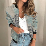 Linde | Bomberjacka Med Blomstertryck