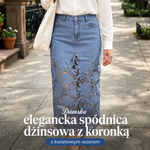Kira | Klänning med spetskant