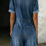 Maya | Jumpsuit i jeans med V-ringning