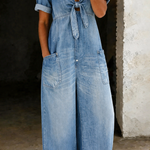 Maya | Jumpsuit i jeans med V-ringning