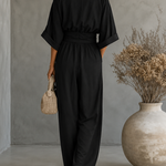 Élise | Jumpsuit med knytband i midjan
