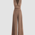 Jumpsuit med ribbad struktur