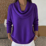 Juliette™ | Sweter z Wbudowanym Szalem