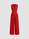 Jumpsuit med ribbad struktur