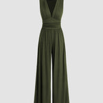 Jumpsuit med ribbad struktur