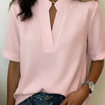 Margaux | Blus med Raffinerad Krage