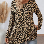 Noor - Elegant tunika i leopardmönster
