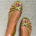 Ginevra | Sandaler med guldfinish