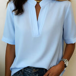 Margaux | Blus med Raffinerad Krage