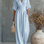 Élise | Jumpsuit med knytband i midjan