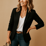 Rosalind | Figursydd Blazer Med Slag