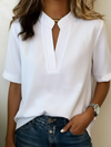 Margaux | Blus med Raffinerad Krage