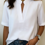 Margaux | Blus med Raffinerad Krage