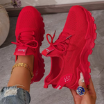 Maica | Sneakers Med Snörning Och Kraftig Sula