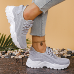 Maica | Sneakers Med Snörning Och Kraftig Sula