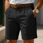 Cazel | Chinoshorts med veck