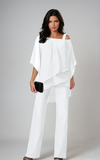 Lucie | Set med Asymmetrisk Poncho