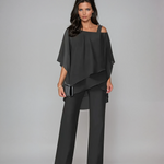 Lucie | Set med Asymmetrisk Poncho