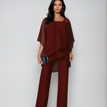 Lucie | Set med Asymmetrisk Poncho