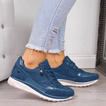Camilla | Sneakers Med Dragkedja Och Glittrig Ytah
