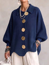 Isadora | Oversized Kofta Med Stora Knappar