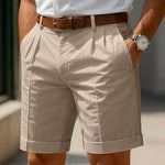 Cazel | Chinoshorts med veck
