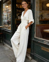 Élise | Jumpsuit med knytband i midjan