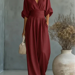 Élise | Jumpsuit med knytband i midjan