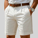 Cazel | Chinoshorts med veck