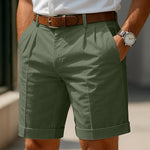 Cazel | Chinoshorts med veck